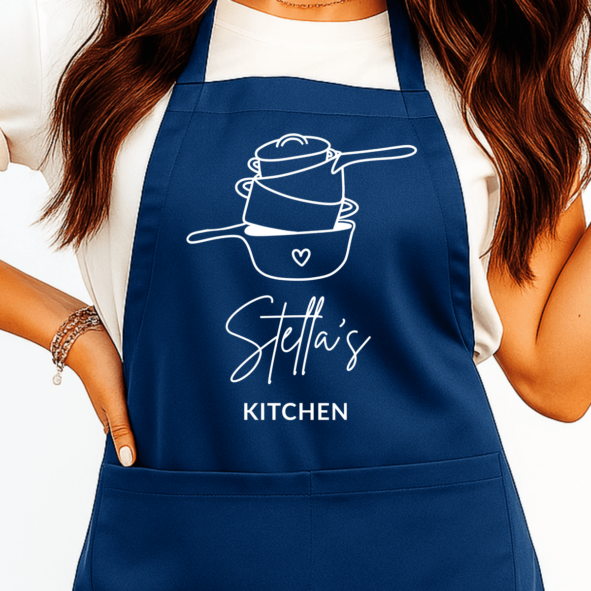 Gepersonaliseerd Schort voor Kookliefhebbers - Hey BB