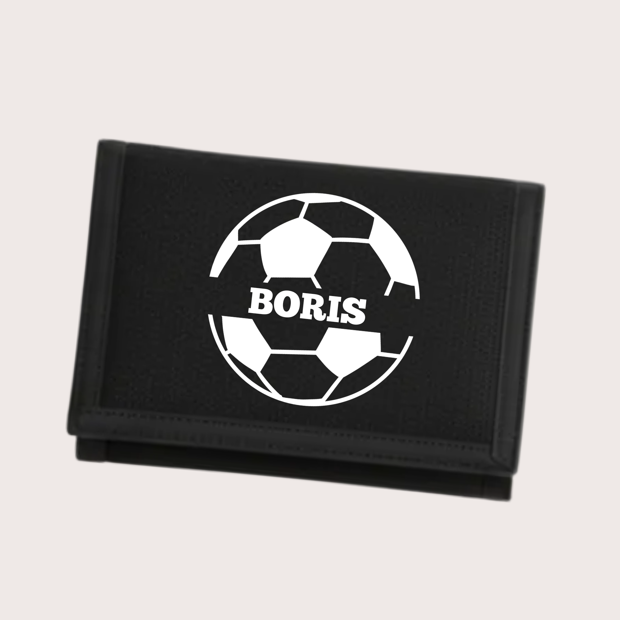 Voetbal Portemonnee met Naam voor Kinderen | Cadeau voor Voetballiefhebbers