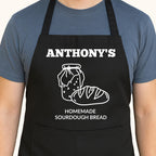 Gepersonaliseerd Schort Brood en Starter Zwart