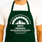 Gepersonaliseerd Schort Pizza Oven Groen