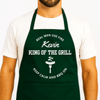 Gepersonaliseerd Barbecue Schort - Groen - Hey BB