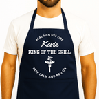 Gepersonaliseerd Barbecue Schort - Zwart - Hey BB