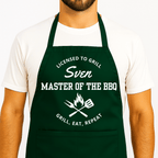 Gepersonaliseerd Barbecue Schort - Licensed to Grill - Groen - Hey BB