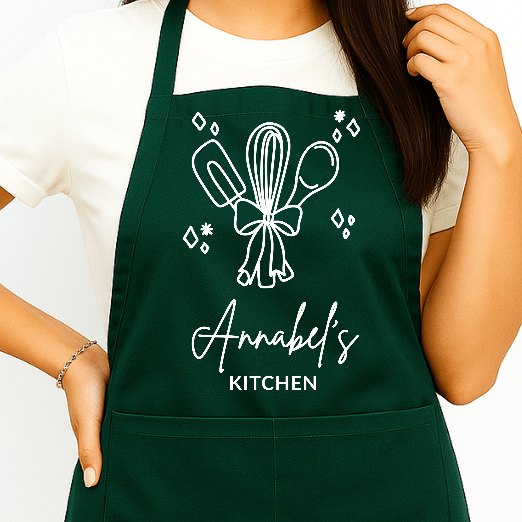 Gepersonaliseerd Kookschort met Naam - Keukengerei Design - Hey BB