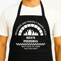 Gepersonaliseerd Schort Pizza Oven Zwart