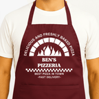 Gepersonaliseerd Schort Pizza Oven Rood