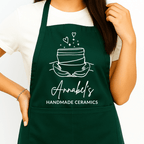 Gepersonaliseerd Pottenbakkers Schort met Kommen - Hey BB