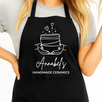 Gepersonaliseerd Pottenbakkers Schort met Kommen - Hey BB