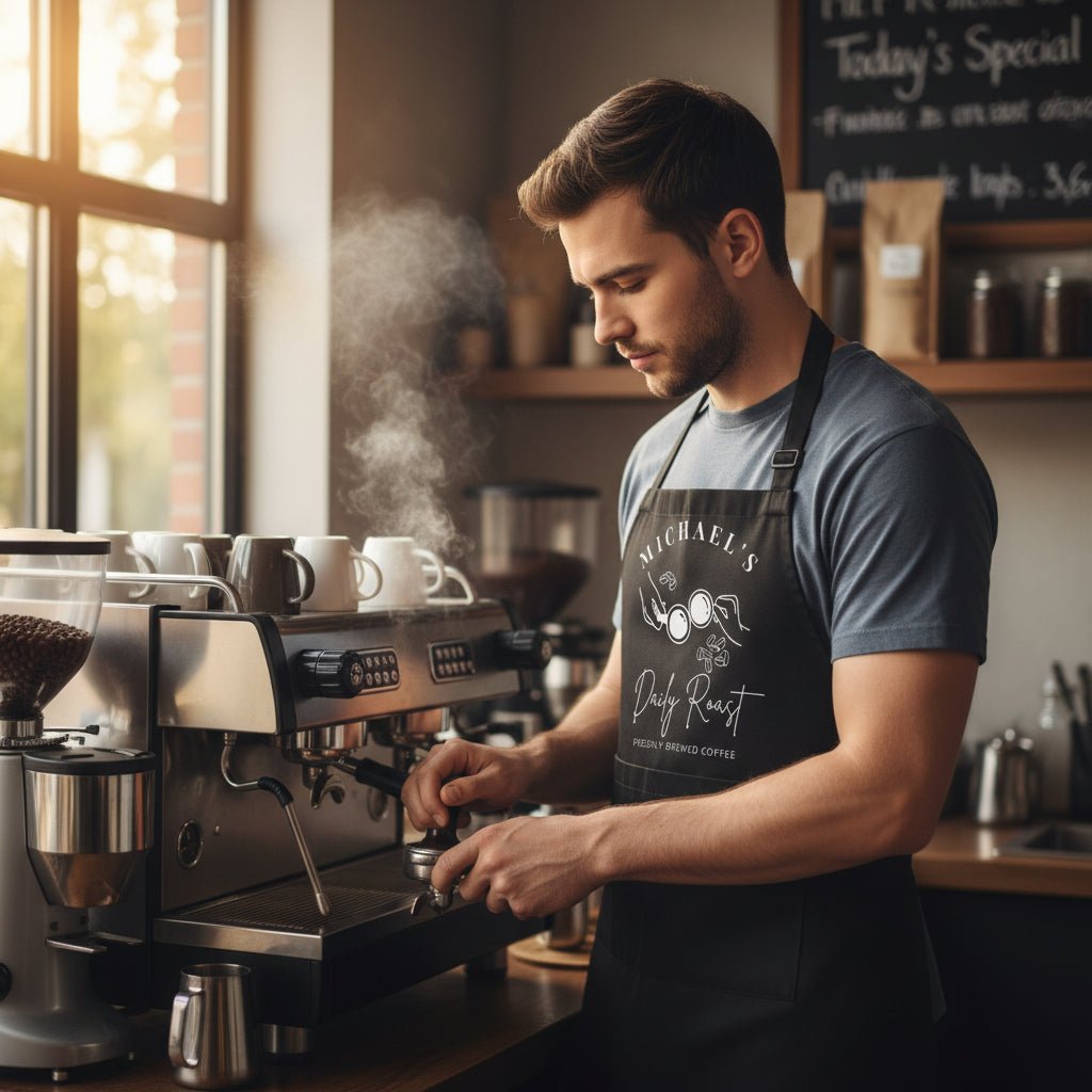 Gepersonaliseerd Schort Koffie Liefhebbers - Hey BB