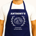 Gepersonaliseerd Schort voor Broodbakkers Blauw