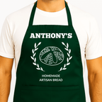 Gepersonaliseerd Schort voor Broodbakkers Groen