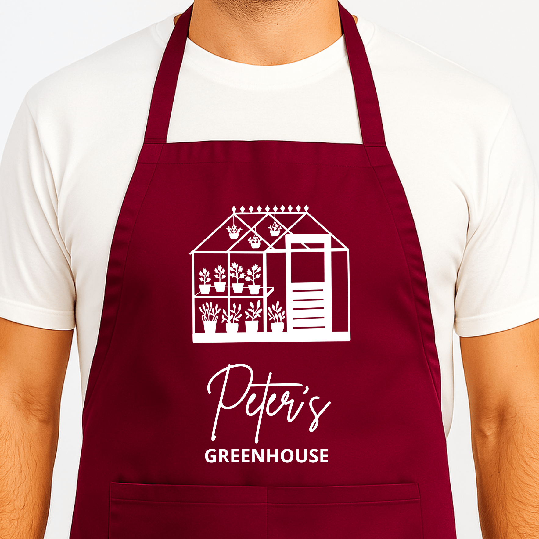 Gepersonaliseerd Tuinschort met Tuinkas - Hey BB