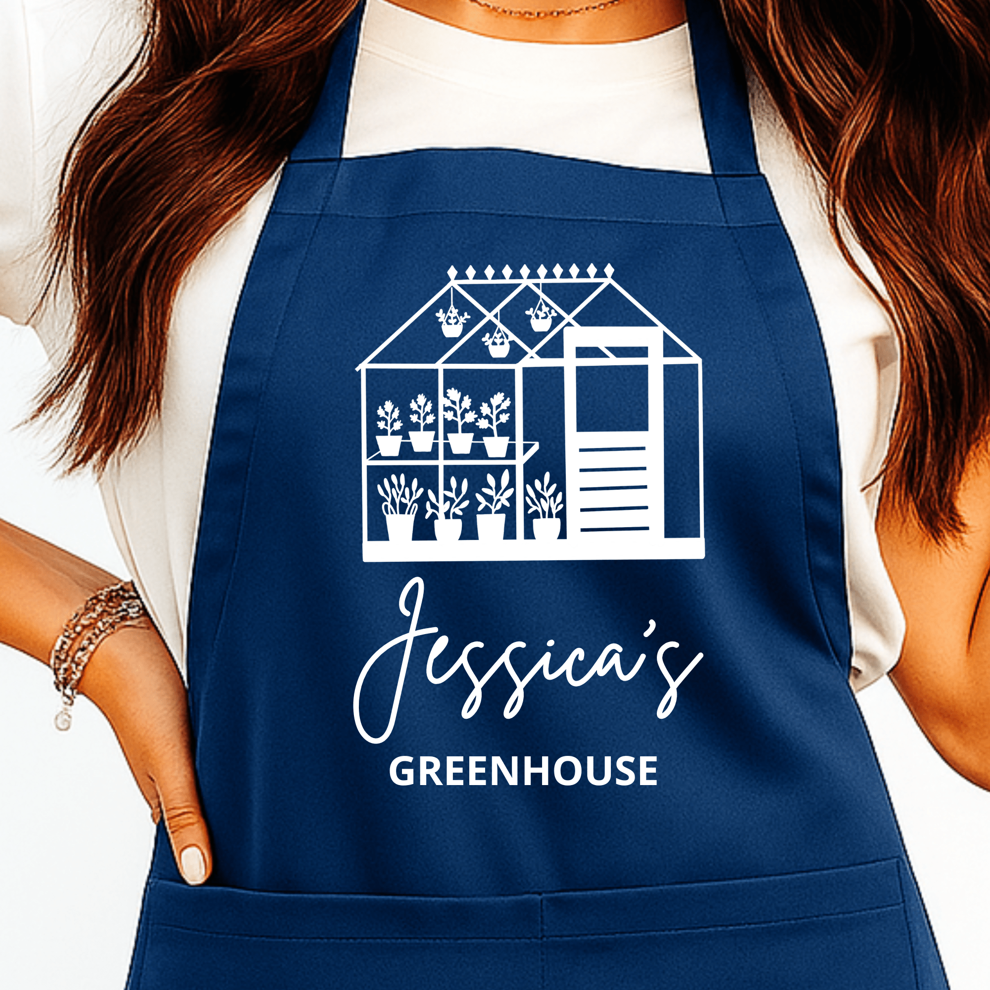 Gepersonaliseerd Tuinschort met Tuinkas - Hey BB