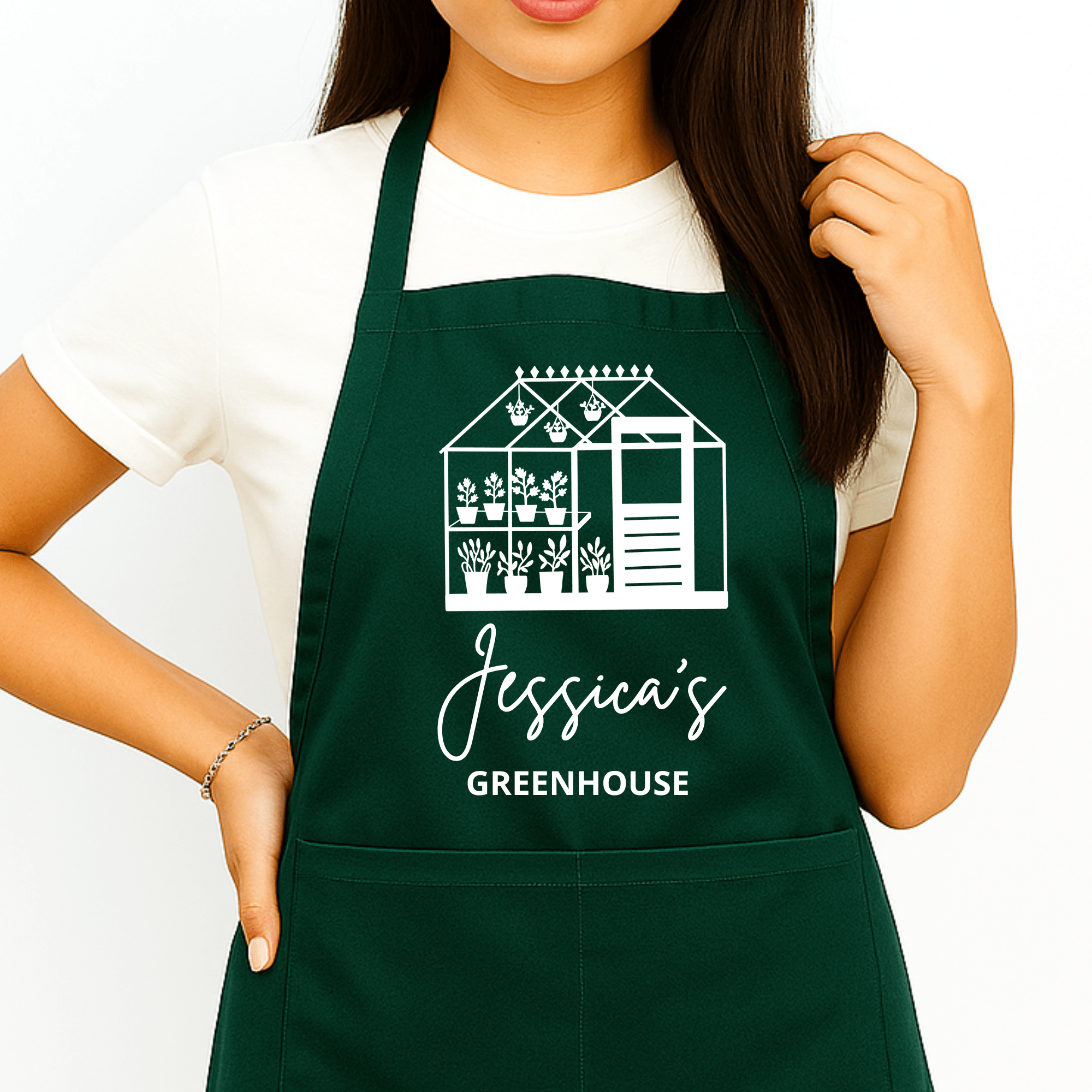 Gepersonaliseerd Tuinschort met Tuinkas - Hey BB